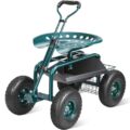 Small Garden Cart on Wheels