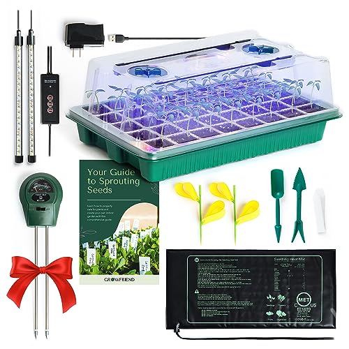 Seed Starting Kit With Light And Heat Mat